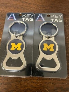 Michigan Wolverines Bottle Opener Keychain ( set of two ) - Picture 1 of 1