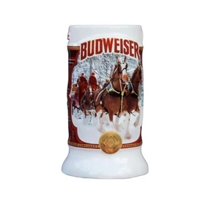 NEU 2021 Budweiser Plaid Holiday Christmas Stein Limited Edition Collector’s #42 - Bild 1 von 8