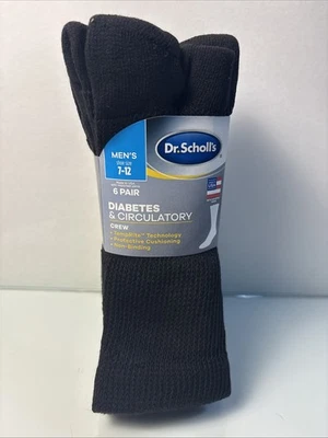 6 pares de calcetines tobilleros circulatorios y diabetes Dr Scholl's para mujer talla 8-12 Foto 1 de 4