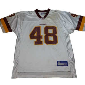 Vintage Reebok Washington Redskins Stephen Davis #48 NFL Jersey White Large - Picture 1 of 17