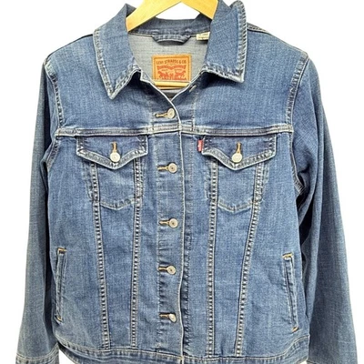Chaqueta Vaquera Levi Strauss & Co Talla 1X Azul Jean Trucker Foto 1 de 4