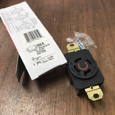 🔥Pass & Seymour L1620-R Turnlok Receptacle 20A 3PH 480V 3P, New - Image 1 of 4