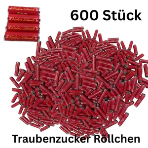 Vielen Dank Traubenzucker 600 Stk Süßwaren Mix, einzeln verpackt, Bonbons - Bild 1 von 3