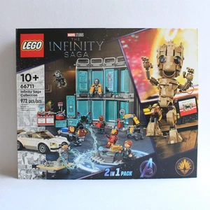 Lego 66711 Marvel Super Heroes LA SAGA INFINITO 76217 Soy Groot 76216 Iron Man - Imagen 1 de 6
