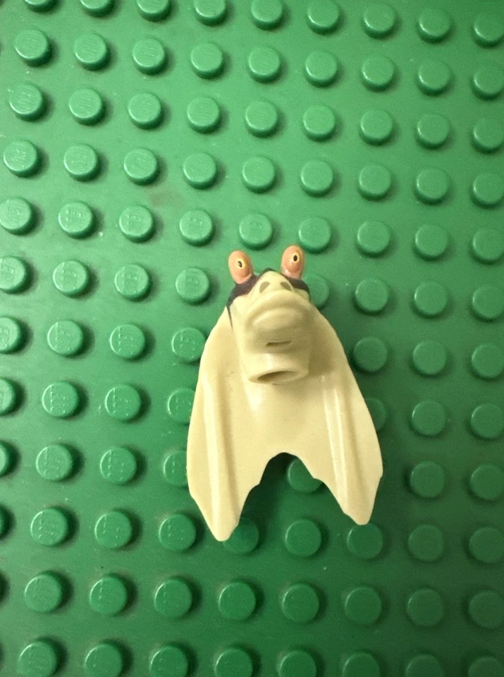 LEGO Star Wars Tarro Jar Binks's Minifigura, Solo Cabeza Foto 1 de 4