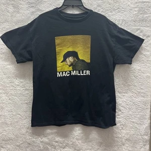 Mac Miller Product Of Portrait T-Shirt Large Black Album Graphic Music - Picture 1 of 7