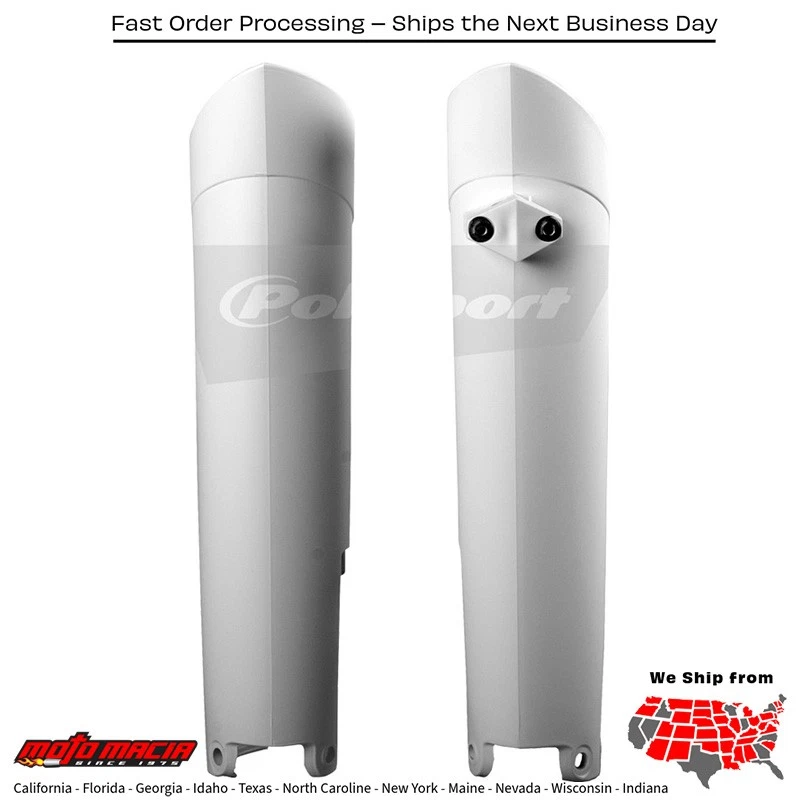 PROTECTORES HORQUILLA BLANCOS HONDA CRF450RX 2017-2018 HONDA CRF250L 2013-2018 HONDA CRF250M Foto 1 de 1