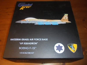 GEMINI ASES GAIAF7002 1/72 F-15I RA'AM EAGLE ISRAELI AF 69 SQD "MARTILLOS" RARO - Imagen 1 de 7