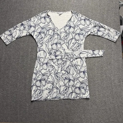 Vestido Tommy Bahama Heather Sands Floral Para Mujer Medio Gris/Azul Marino Elastizado Foto 1 de 4