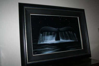 Tela grande giclée "REACH FOR THE STARS" de Wyland assinada/numerada - Imagem 1 de 4