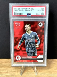 2024-25 Topps Now Ucl #26 Francesco Camarda /10 PSA 10 - Picture 1 of 3
