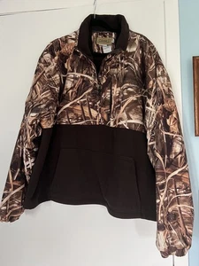 Colemam  Duck Blind Half Zip  Advantage Max 4 HD Pullover Hunting Jacket  2XL - Picture 1 of 5