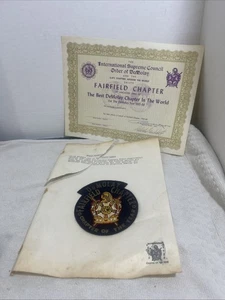 DEMOLAY FAIRFIELD CHAPTER OF THE YEAR PATCH RARE - Picture 1 of 5