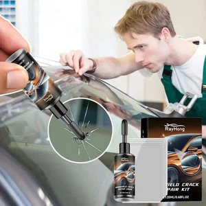 Fluido Riparazione Crepe Parabrezza Resina Finestrini Auto Ripristina Vetro Polimerizzazione Colla - Foto 1 di 16