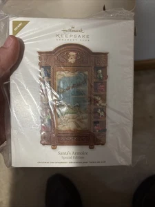 🌟Hallmark Keepsake Ornament Club "Santa's Armoire" Special Edition 2011 - Picture 1 of 4