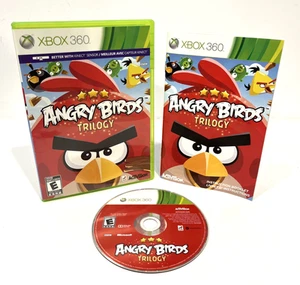 ANGRY BIRDS TRILOGY MICROSOFT XBOX 360 COMPLETE SET W/ MANUAL 2012 ACTIVISION - Picture 1 of 4