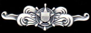US COAST GUARD CUTTERMAN ENLISTED BADGE; REGULATION FULL SIZE - Bild 1 von 1