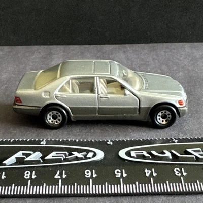 1992 Matchbox Silver Mercedes Benz 600SEL Doors Open - Image 1 of 4