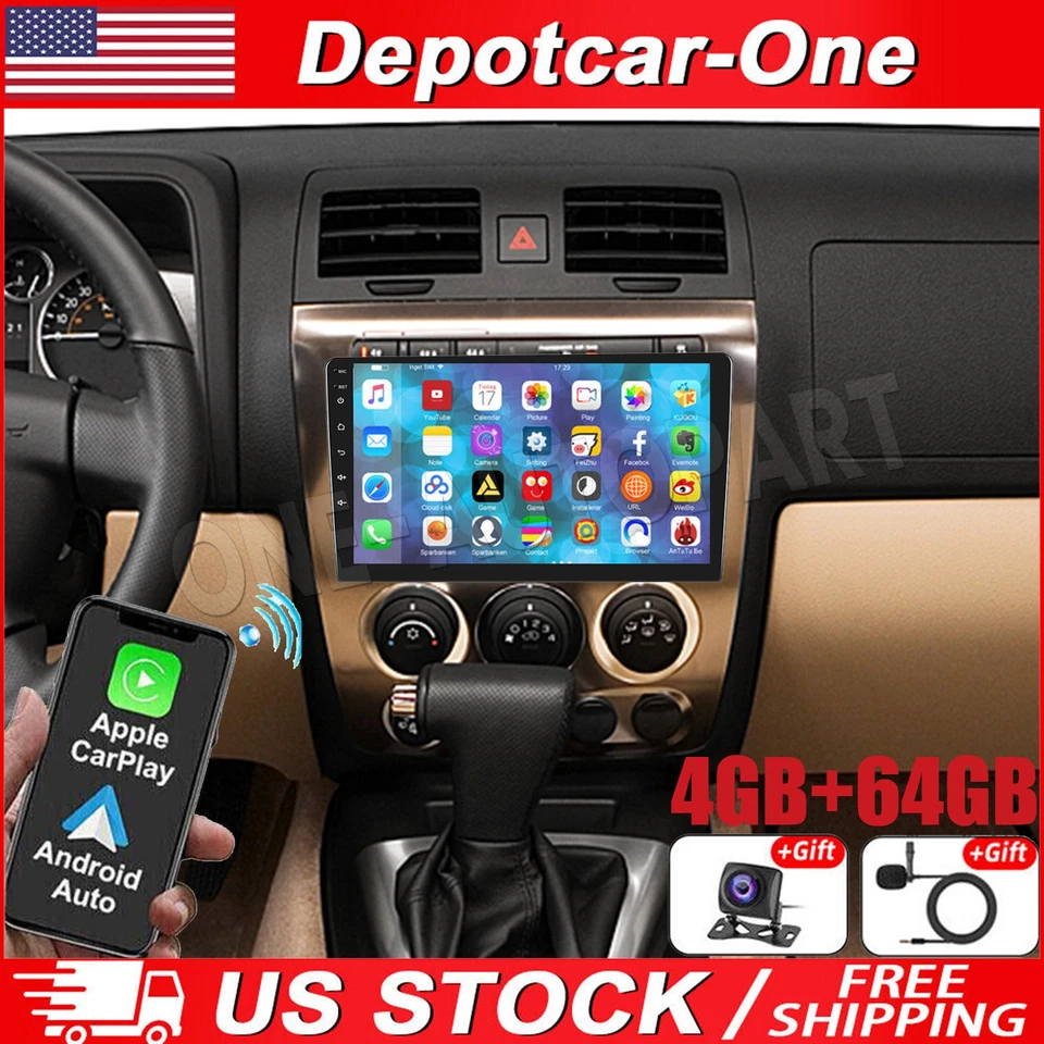 Radio estéreo de coche de 10,1"" para Hummer H3 2006-2010 Android 13 CarPlay GPS BT 4+64 GB Foto 1 de 4