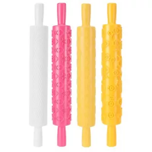 Fondant Cake Embossing Rolling Pin Baking Dough Roller Cookies Biscuits JY - Picture 1 of 12