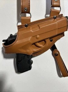 Leather Shoulder holster For Browning Hi Power With 4 5/8" Barrel - Picture 1 of 12