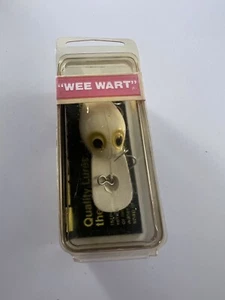 Storm Wee Wart V27 Solid White Pre Rapala Rare Crankbait Fishing Lure NOS - Picture 1 of 3