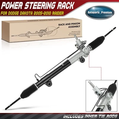 Conjunto de engranaje de piñón y cremallera de dirección asistida para Dodge Dakota 2005-2010 Raider Foto 1 de 4