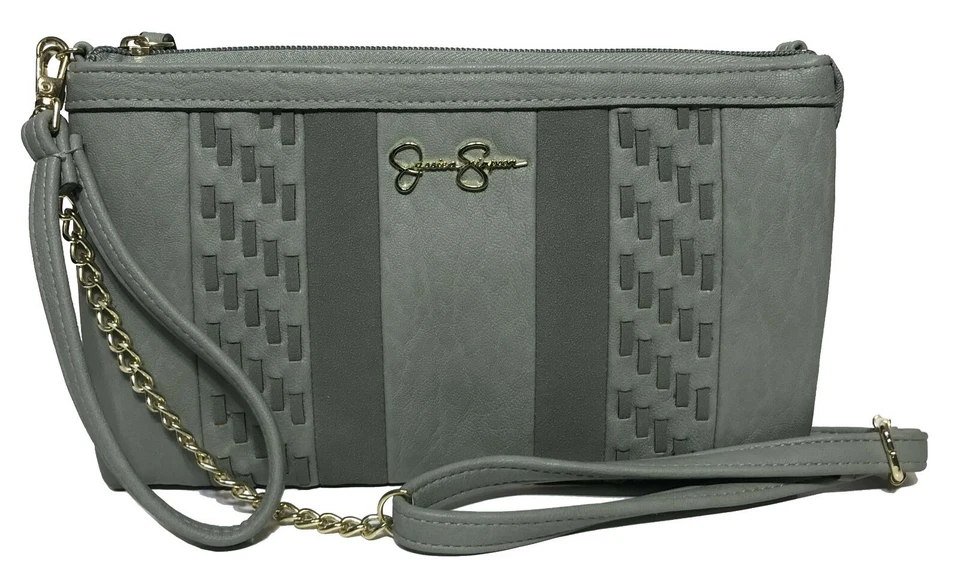 Jessica Simpson Ryanne Cross Body, Sage Green - Adjustable/Detachable Strap - Image 1 of 4
