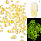 6 Color Glow-in-the-Dark Nail Rhinestones with Mixed Sizes