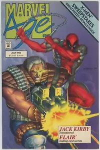Marvel Age #138 (1983) - 8.0 VF *Jack Kirby Memorial* Deadpool Cover - Picture 1 of 2