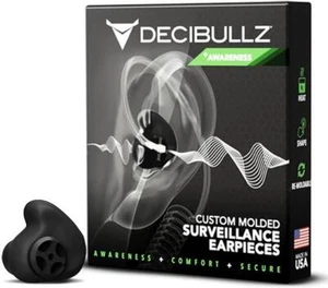Decibullz Surveillance Earpieces + Awareness | Black - Picture 1 of 6