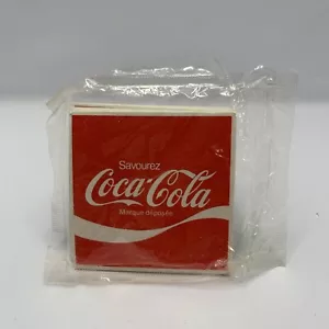 Vintage Coca Cola - Savourez Marque Deposee- French Version Paper Coaster x 16 - Picture 1 of 3