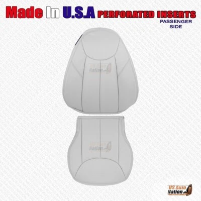 2003 -2007 Mercedes Benz SL500 SL55 SL600 Passenger Bottom & Top Seat Cover Gray - Image 1 of 4