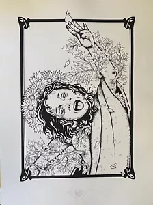 Jermaine Rogers Art Print, Summertime, 2010 Keyline of only 10. Doodled - Picture 1 of 3