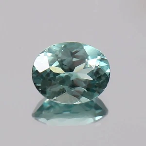 AAA Natural Flawless Clarity Ceylon Green Spinel Loose Gemstone Oval Cut 8x6 MM - Picture 1 of 6