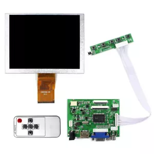 ZJ050NA-08C LCD Bildschirm 5 Zoll 640x480 Display + HDMI VGA AV LCD Steuerplatine - Bild 1 von 5