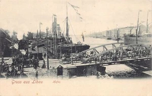 Latvia - LIEPĀJA Libau - The harbour - Publ. unknown - Picture 1 of 2