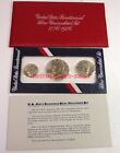 1976 US Bicentennial Silver Uncirculated Coin Set~U.S.Mint~Quarter/Half/Dollar