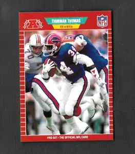 1989 Pro Set Football ~ # 32 THURMAN THOMAS (RC) ~ HOF ~ Buffalo Bills ~ NR-MT+ - Bild 1 von 2
