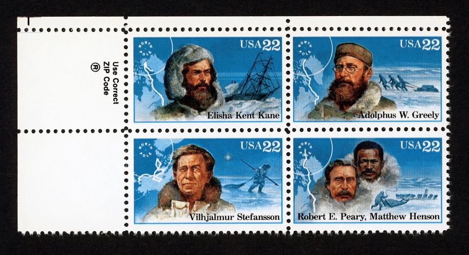 Stamps United States, Scott # 2223a Mint NH zip block of four - Image 1 of 1