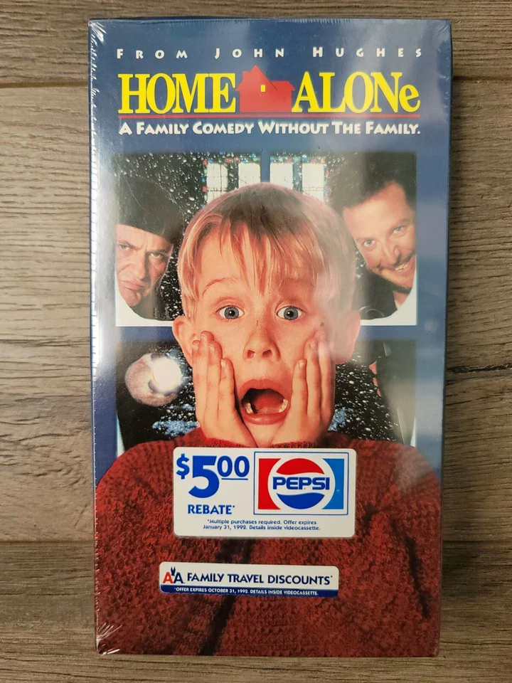 Home Alone VHS 1991 Original Factory Sealed FOX STAMP Video Pepsi AA NEW RARE - Image 1 of 4