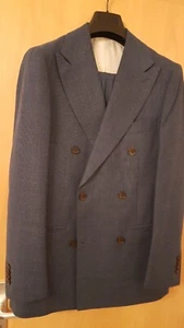 Suitsupply Suit Anzug Size 46, 100 Prozent Super 110er Schurwolle, Blau, Reda - Bild 1 von 9