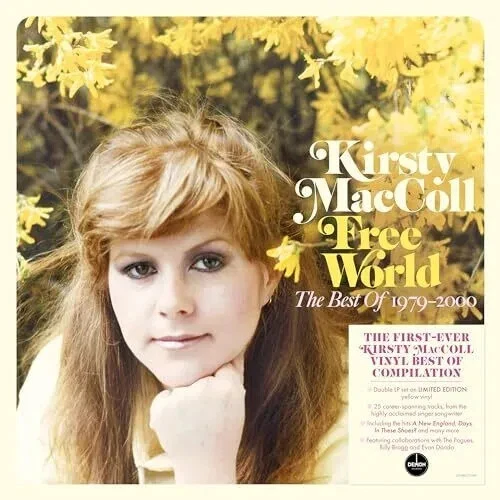 Kirsty Maccoll Free World The Best Of Double Yellow Vinyl LP New Sealed - Image 1 of 1