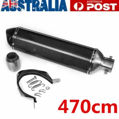 38-51MM Motorcycle Exhaust Muffler Pipe Universal Dirt Bike ATV Slip - image 1 of 4