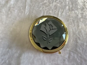 LANCÔME DIAMOND CRYSTAL 2 SIDED MIRROR COMPACT - New - Picture 1 of 6
