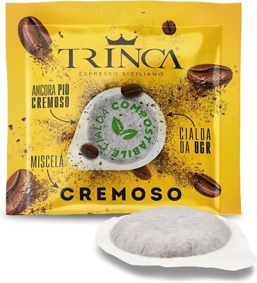Caffè Trinca 150 Cialde ESE 44mm Espresso Miscela Cremosa - Immagine 1 di 2