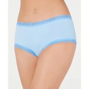 Jenni Lace Trim Hipster Underwear Panties Pale Blue Ink NWT Plus Size XXL - Picture 1 of 7