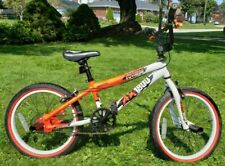 Used Orange and White 18" Boys Avigo Extreme AX1800 BMX style bike