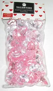 CUORI SAN VALENTINO ACRILICO / DIAMANTI GEMMA SPARGI TAVOLO ~ RIEMPITIVO VASO ~ trasparente e spilla - Foto 1 di 1