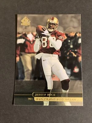 1998 SP Authentic Football Card #113 Jerry Rice. (i26). - Image 1 of 2